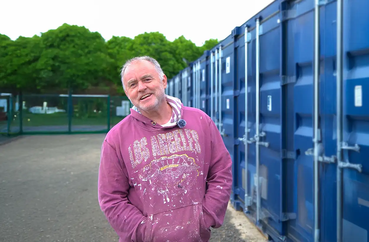 Customer Story - A Relationship Painting Success Brett from BAC Property Maintenance | Blue Bear Self Storage Bury St Edmunds